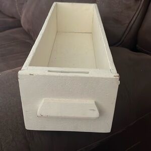 Antique shabby chic sewing machine drawer
